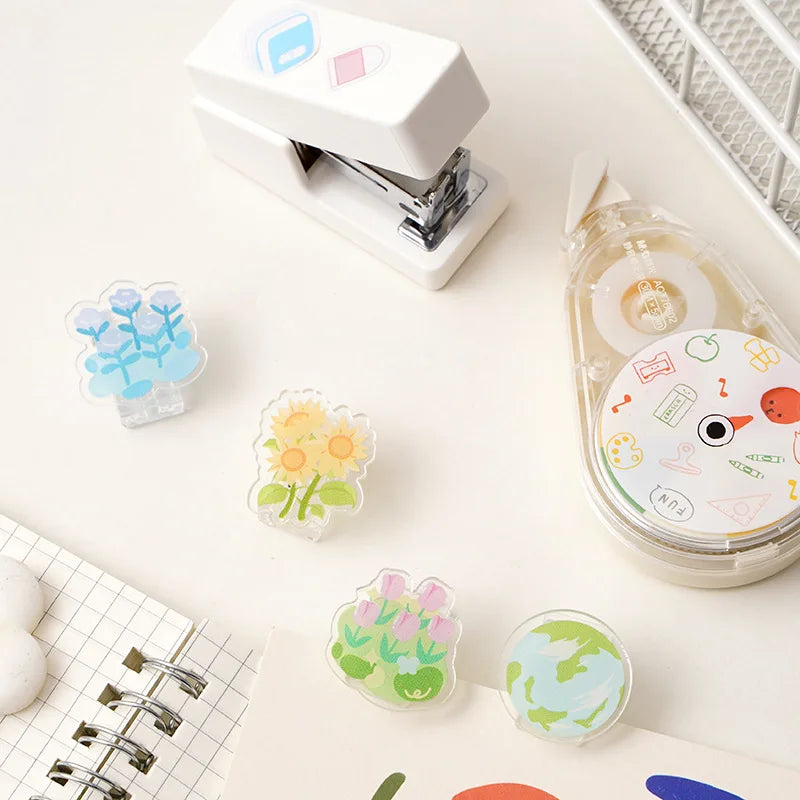 Cute Cat Paw Mini Paper Clip Bookmark