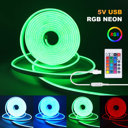Flexible Waterproof RGB Neon Light with Remote Control