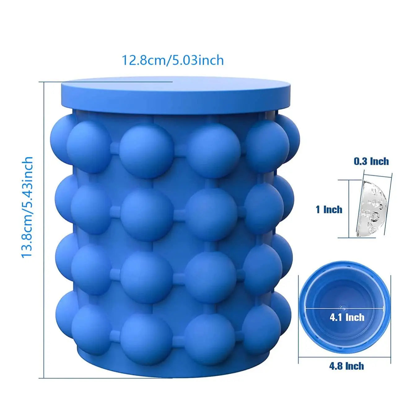 Silicone Ice Cube Maker & Cooler Bucket