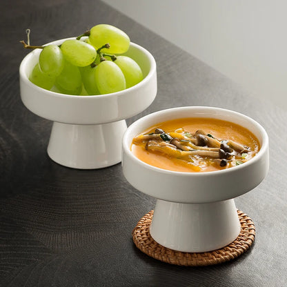 Ceramic Pedestal Serving Bowl
