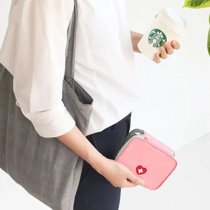 Portable Travel First Aid Organiser Case