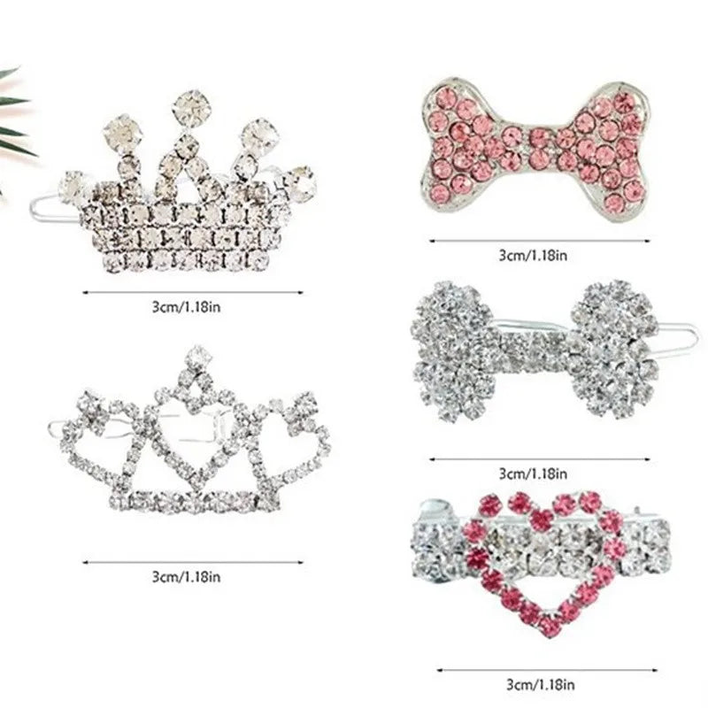 Cute Pet Hairpin Bow Clip