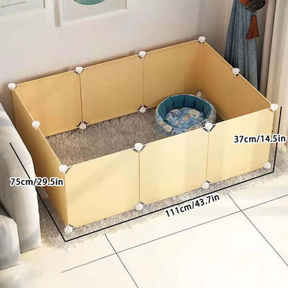 Small Dog Indoor Cage with Protective Fence