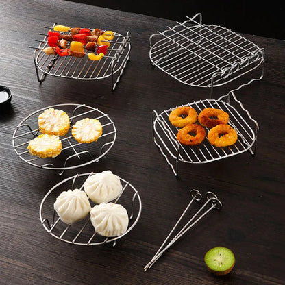 Square Air Fryer Stainless Steel Rack