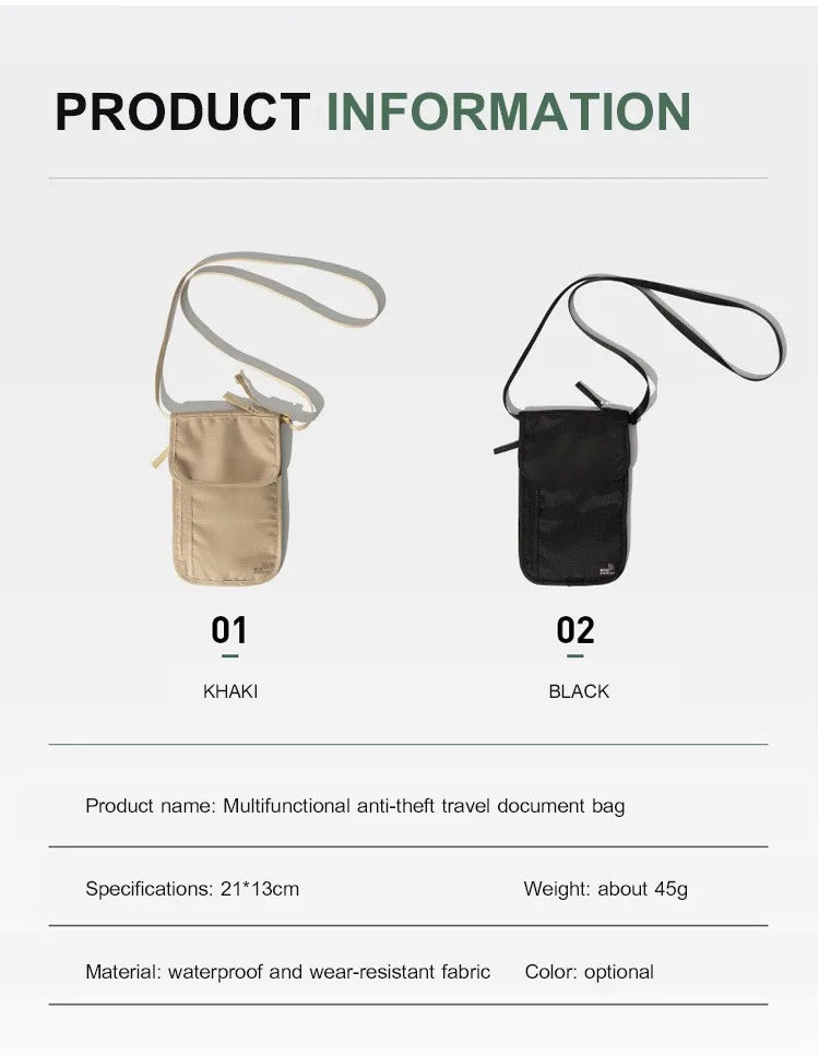 Travel Document Organizer Bag