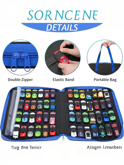 Portable Toy Car Storage Organizer