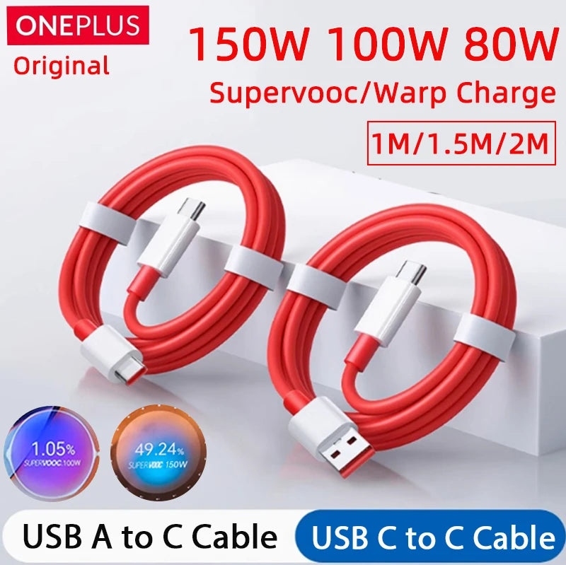 OnePlus SuperVOOC Warp Charge USB-C Fast Charging Cable