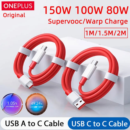 OnePlus SuperVOOC Warp Charge USB-C Fast Charging Cable