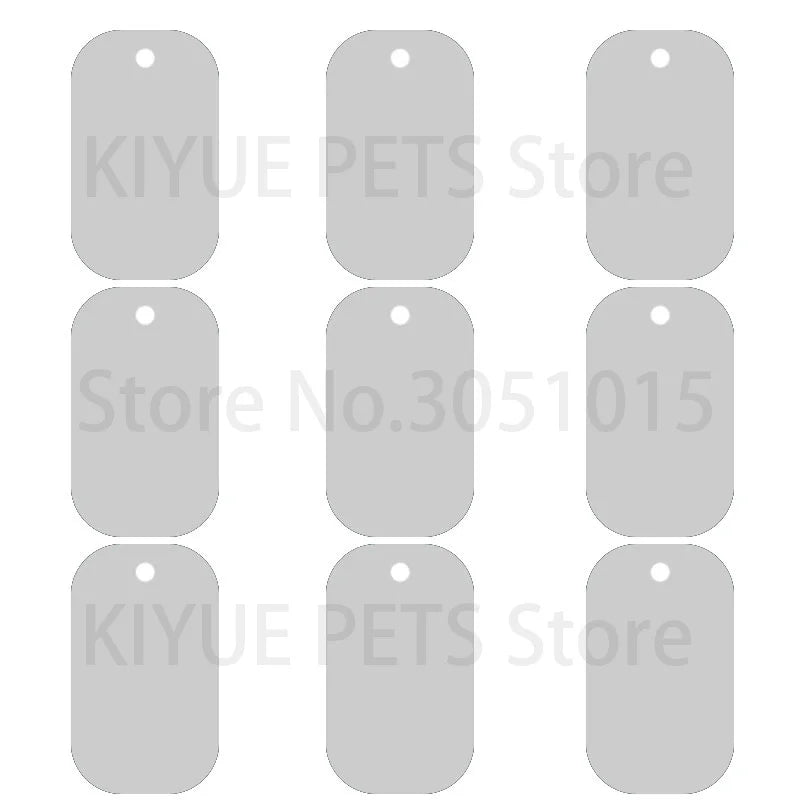 Personalized Aluminum Dog Tags – Custom Pet ID Tags