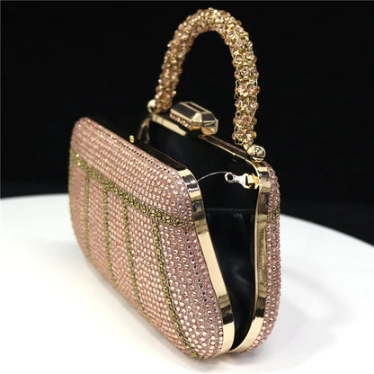 Luxury Rhinestone Evening Clutch Bag