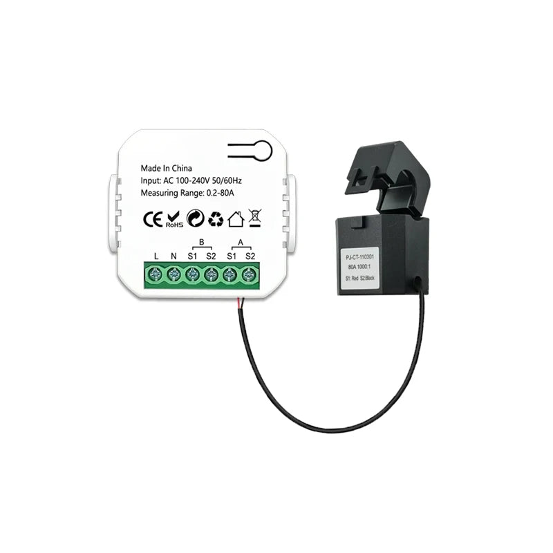 Smart WiFi Energy Meter with Clamp Sensor