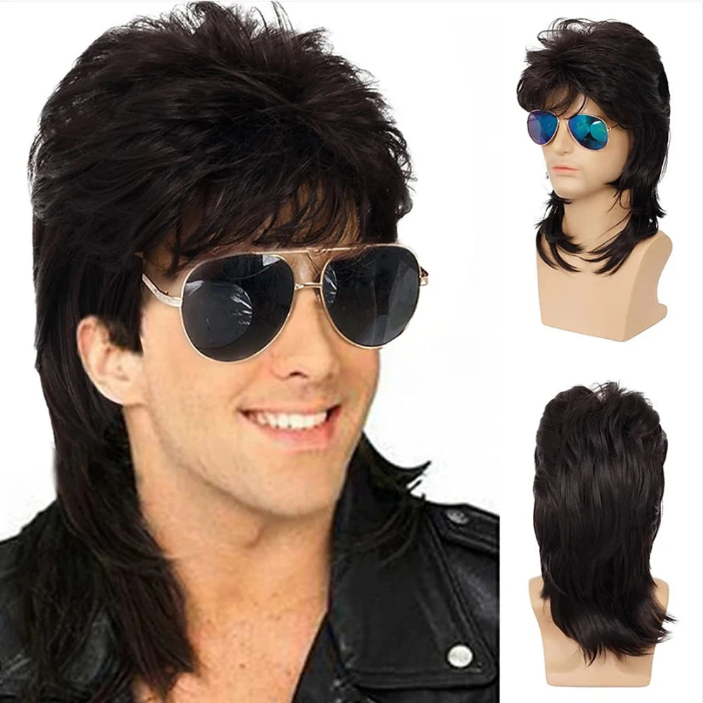 Hairjoy Mens Mullet Wigs