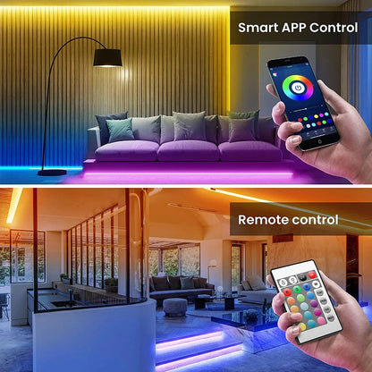 RGB LED Strip Lights with Remote Control