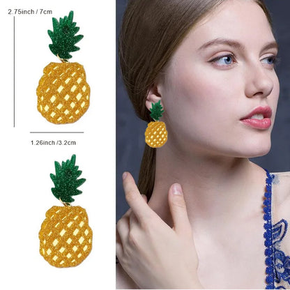 Fruit Vegetables Acrylic Drop Earrings