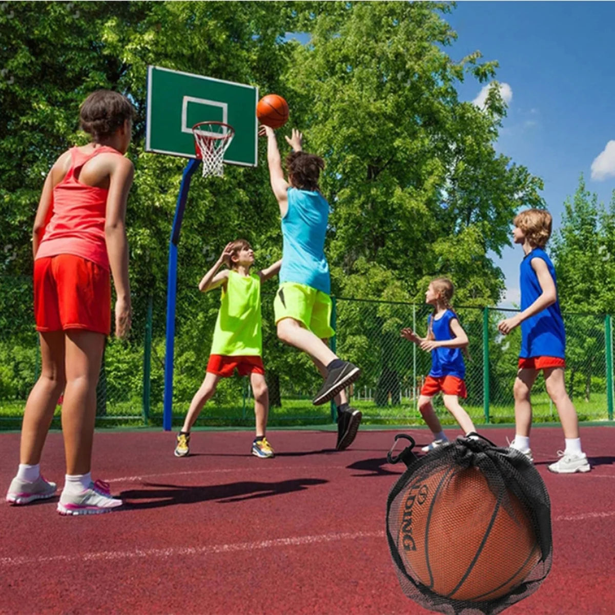 Portable Basketball Net Bag