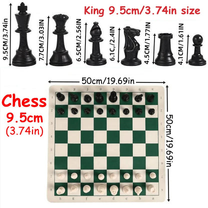 Tournament Chess Set with Mat
