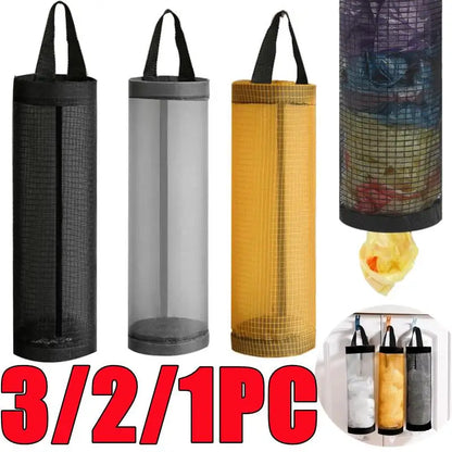 Wall-Mounted Grocery Bag Holder Dispenser