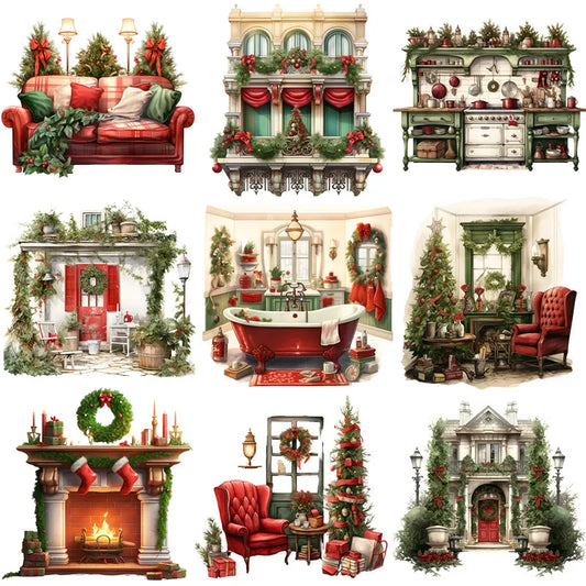Christmas Decorative Paper Sticker Set