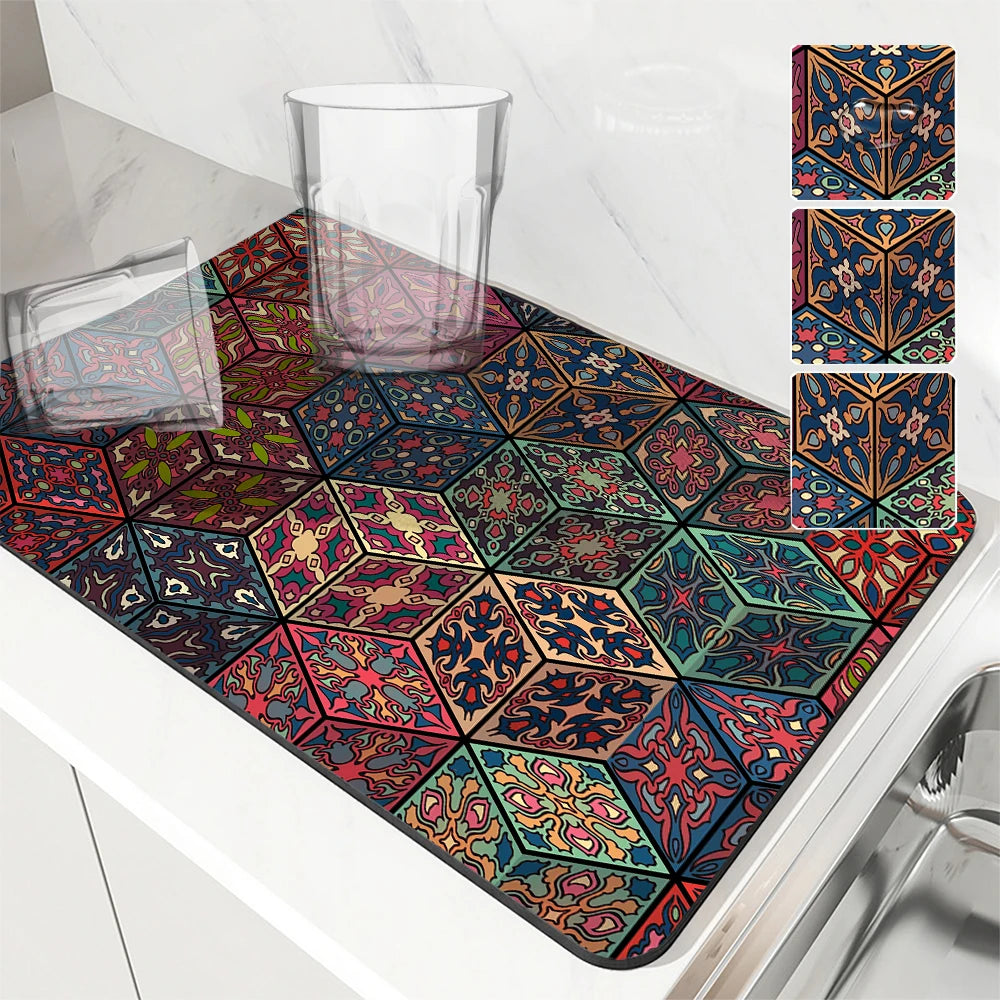 Absorbent Kitchen Drying Mat