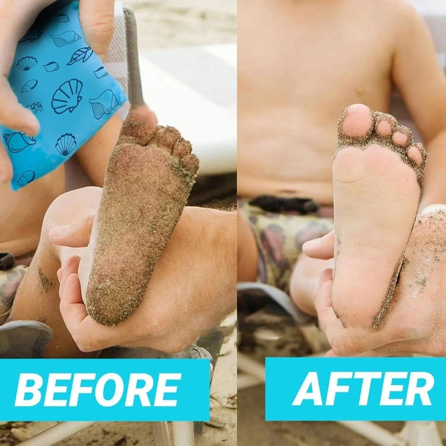 Magic Sand Remover Bag for Beach & Travel