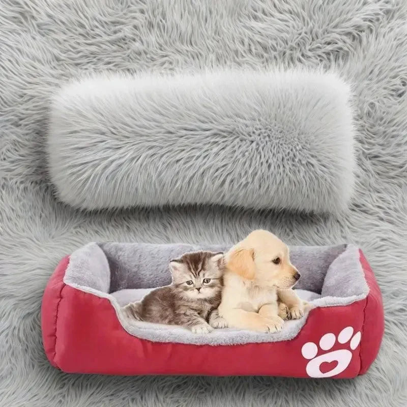 Large Plush Dog & Cat Bed Cushion
