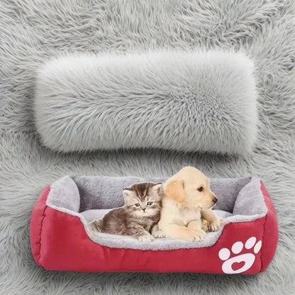 Large Plush Dog & Cat Bed Cushion