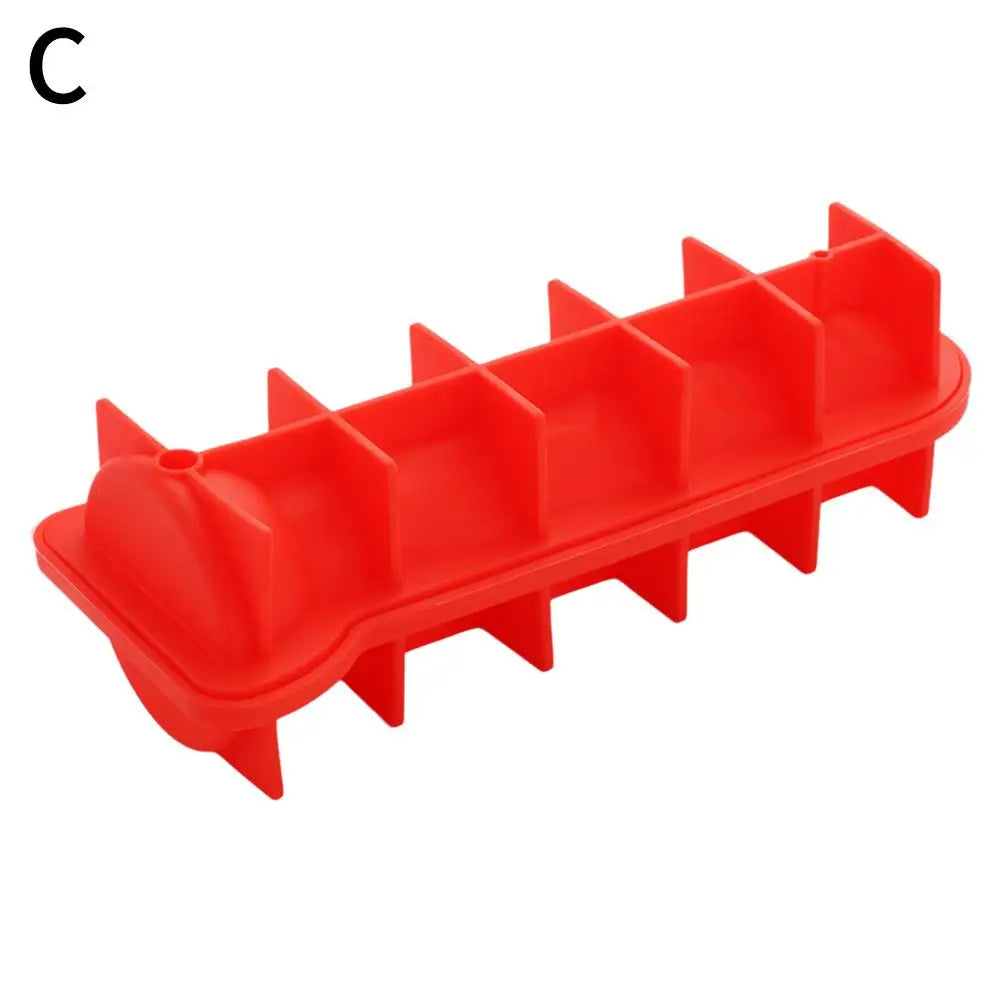 One-Press Silicone Ice Cube Maker with Storage Box