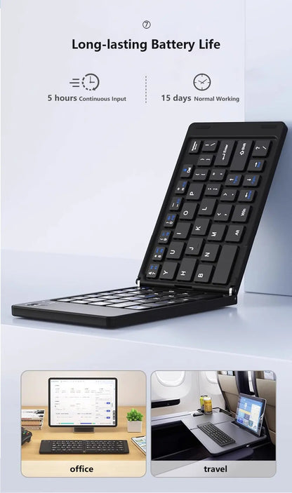 Mini Foldable Bluetooth Keyboard