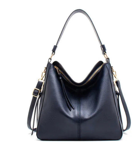 Women’s Soft PU Leather Bucket Shoulder Bag