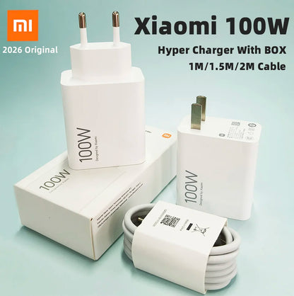 Xiaomi 100W HyperCharge Fast Charger with Type-C Cable