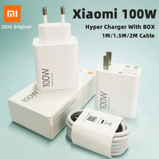 Xiaomi 100W HyperCharge Fast Charger with Type-C Cable