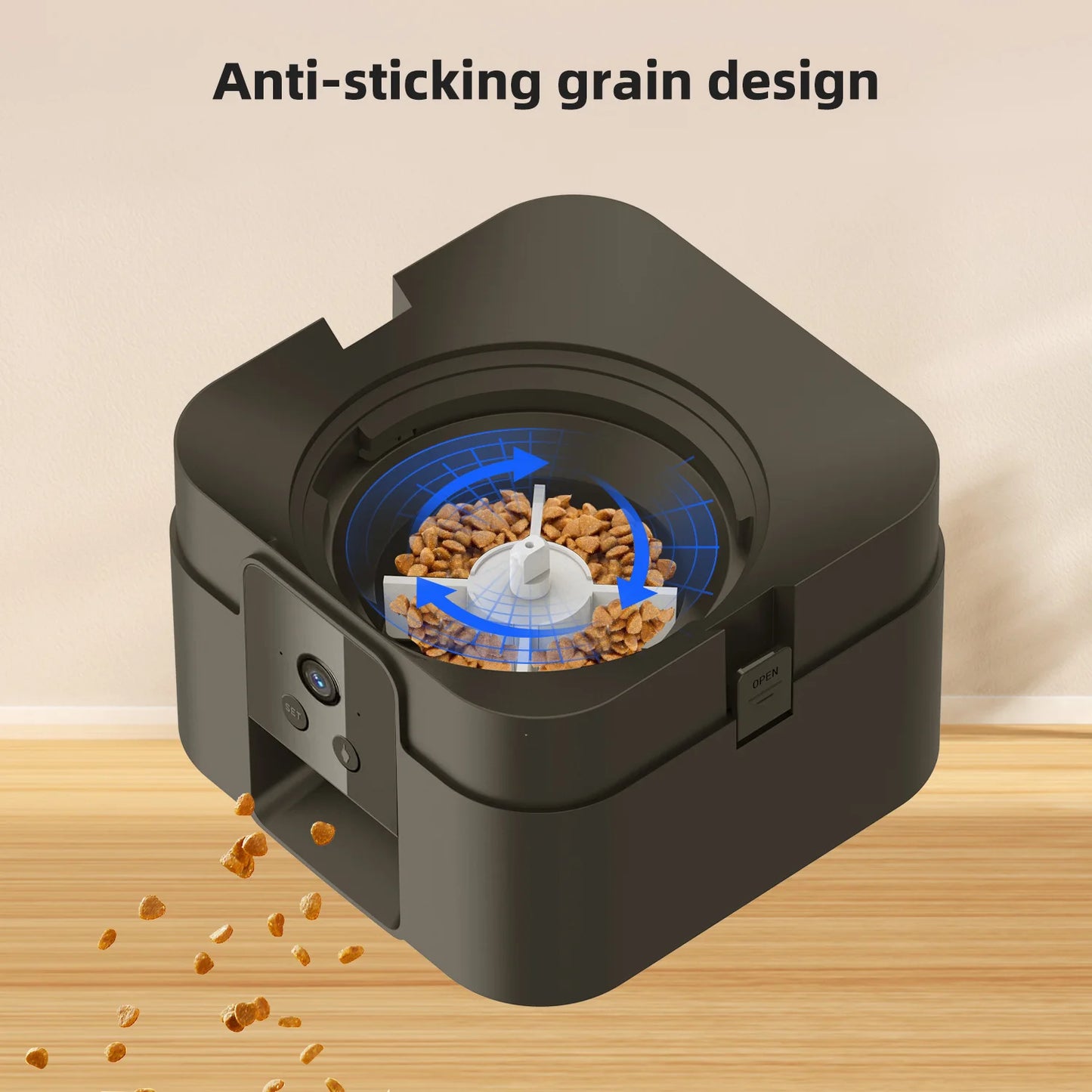 Smart Wi-Fi Pet Feeder with Camera