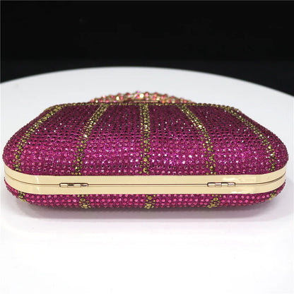 Luxury Rhinestone Evening Clutch Bag