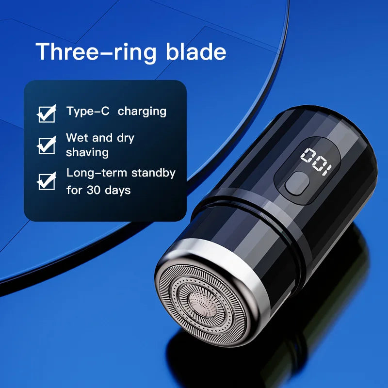 Mini USB Rechargeable Electric Shaver for Men