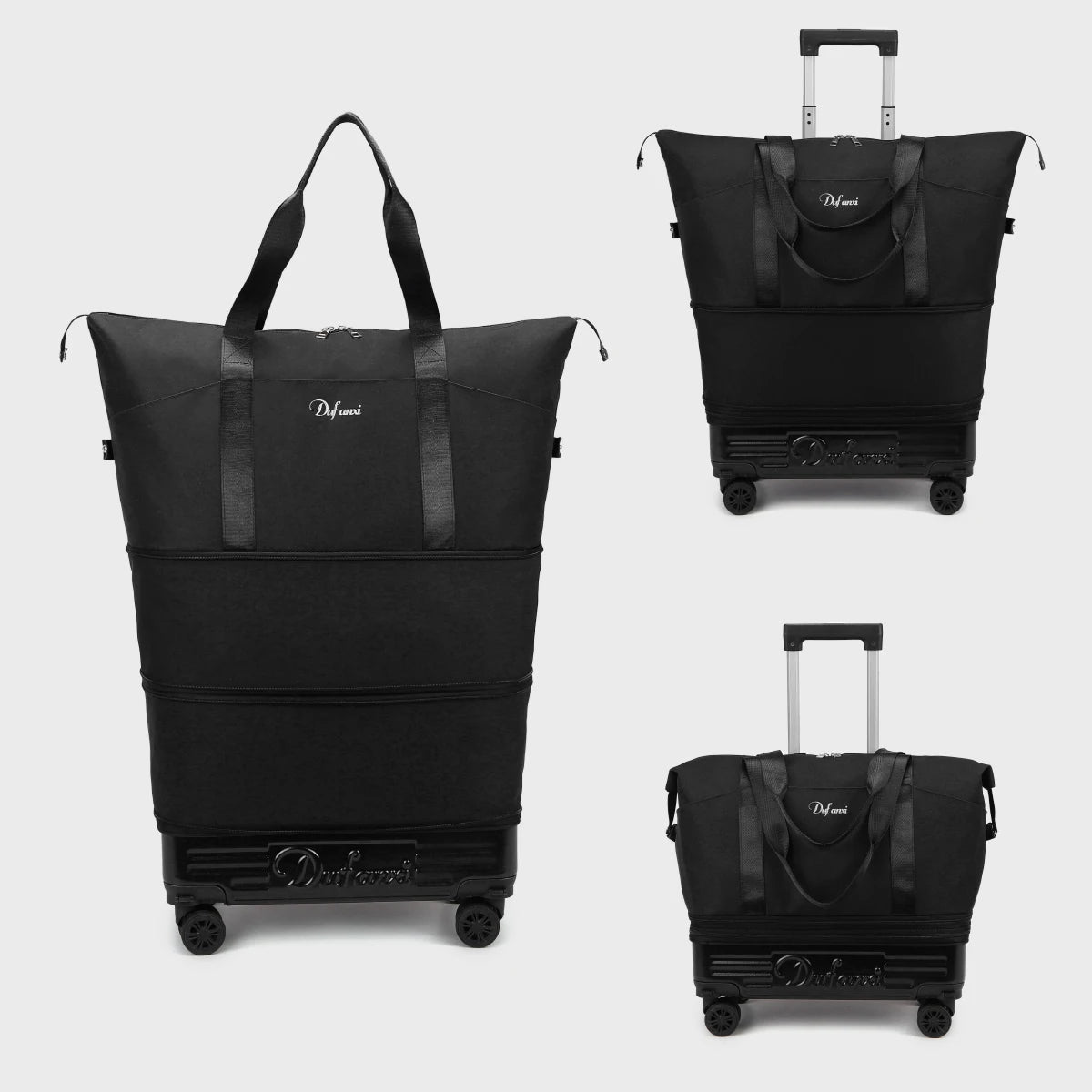 Foldable Wheeled Travel Luggage Bag