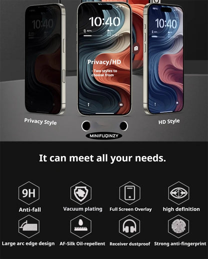 Privacy Tempered Glass Screen Protector