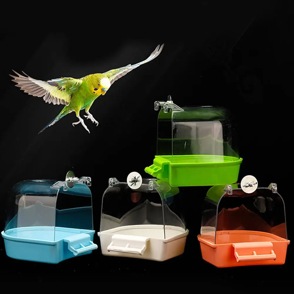 Hanging Bird Bath Box for Parrots
