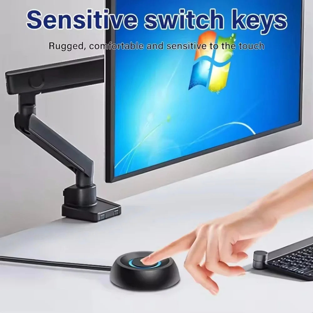External PC Power Switch Button with LED