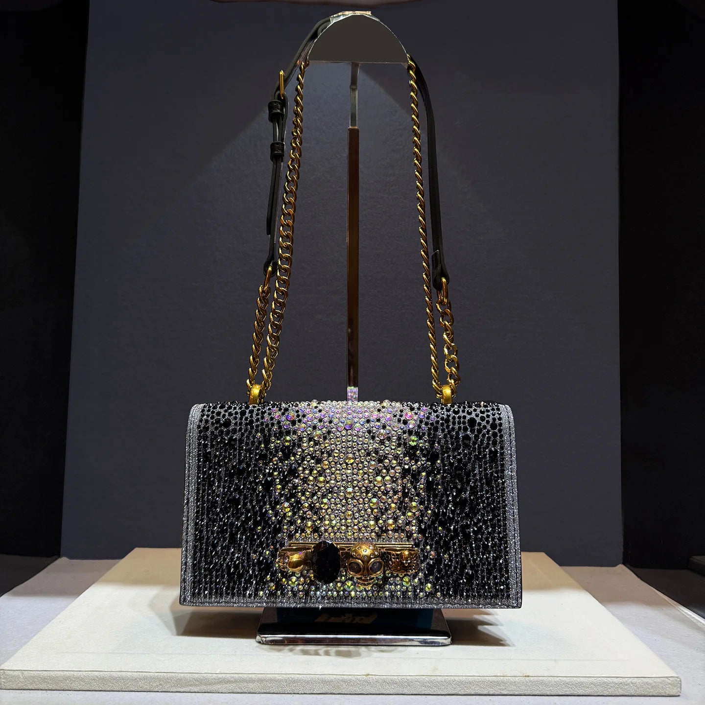 Glitter Evening Crossbody Bag