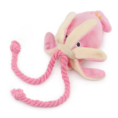 Octopus Plush Rope Dog Toy