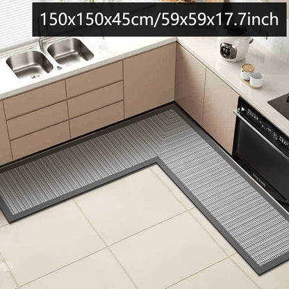 Absorbent Diatomaceous Kitchen & Bathroom Corner Rug