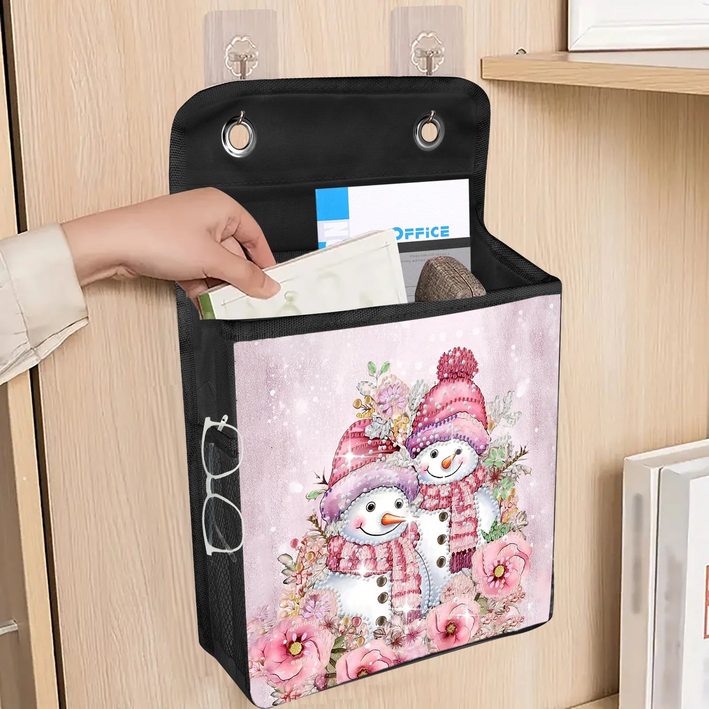 DIY Christmas Diamond Painting Hanging Bag