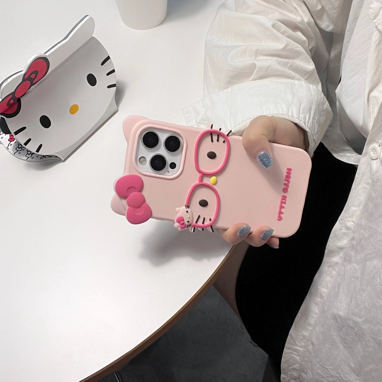 Hello Kitty 3D Silicone Phone Case for iPhone