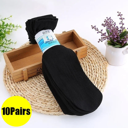 Men’s Breathable Bamboo Fiber Crew Socks 10 Pairs