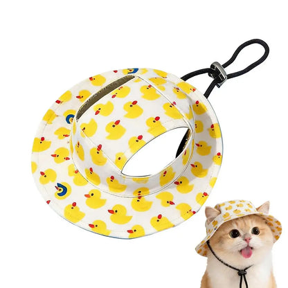 Adjustable Summer Sun Hat for Dogs