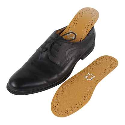Genuine Leather Cushion Insoles for Men & Women