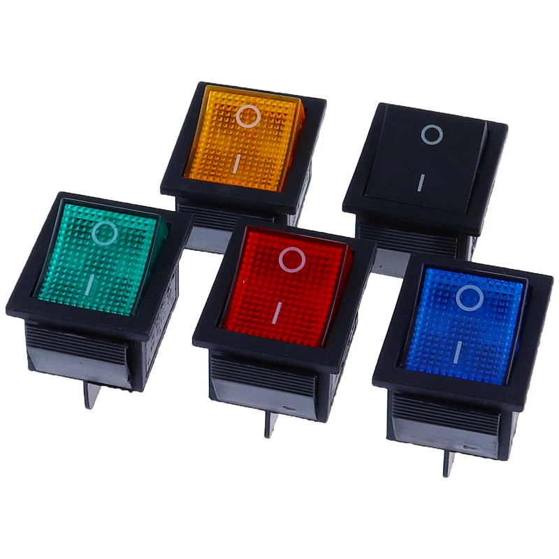 KCD4 Illuminated 4-Pin Rocker Power Switch