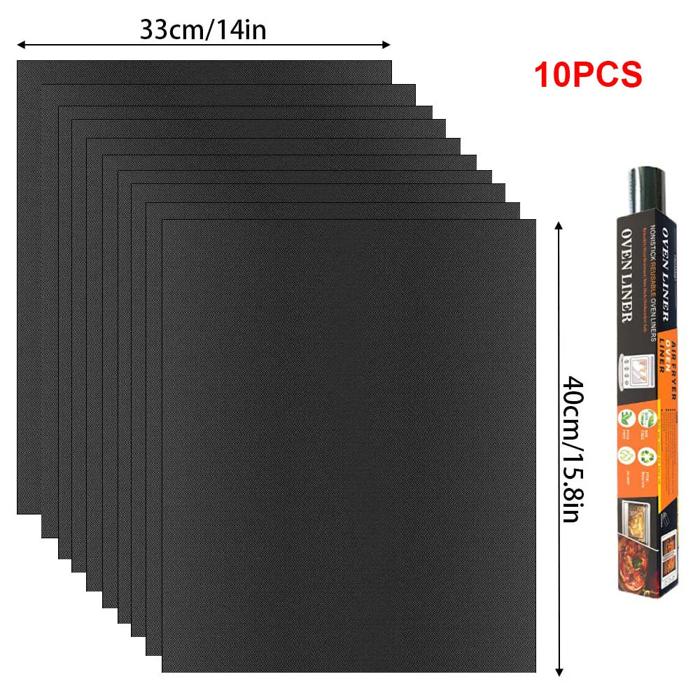 Heat Resistant Teflon Grill & Baking Mat for BBQ, Oven & Air Fryer