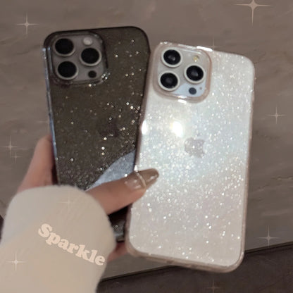 Glitter Clear iPhone Case