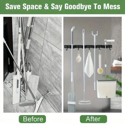 Heavy-Duty Wall Mounted Tool Rack